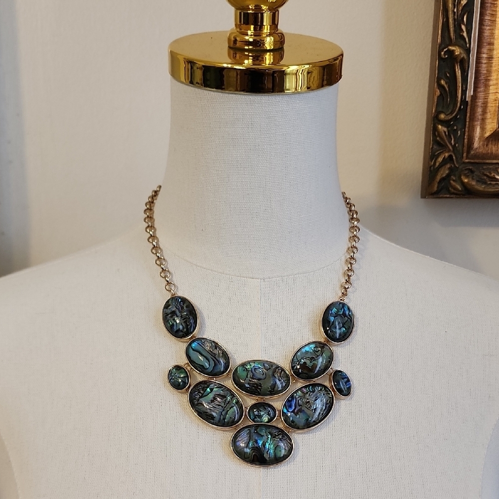 Elegant Abalone Shell Necklace Adjustable